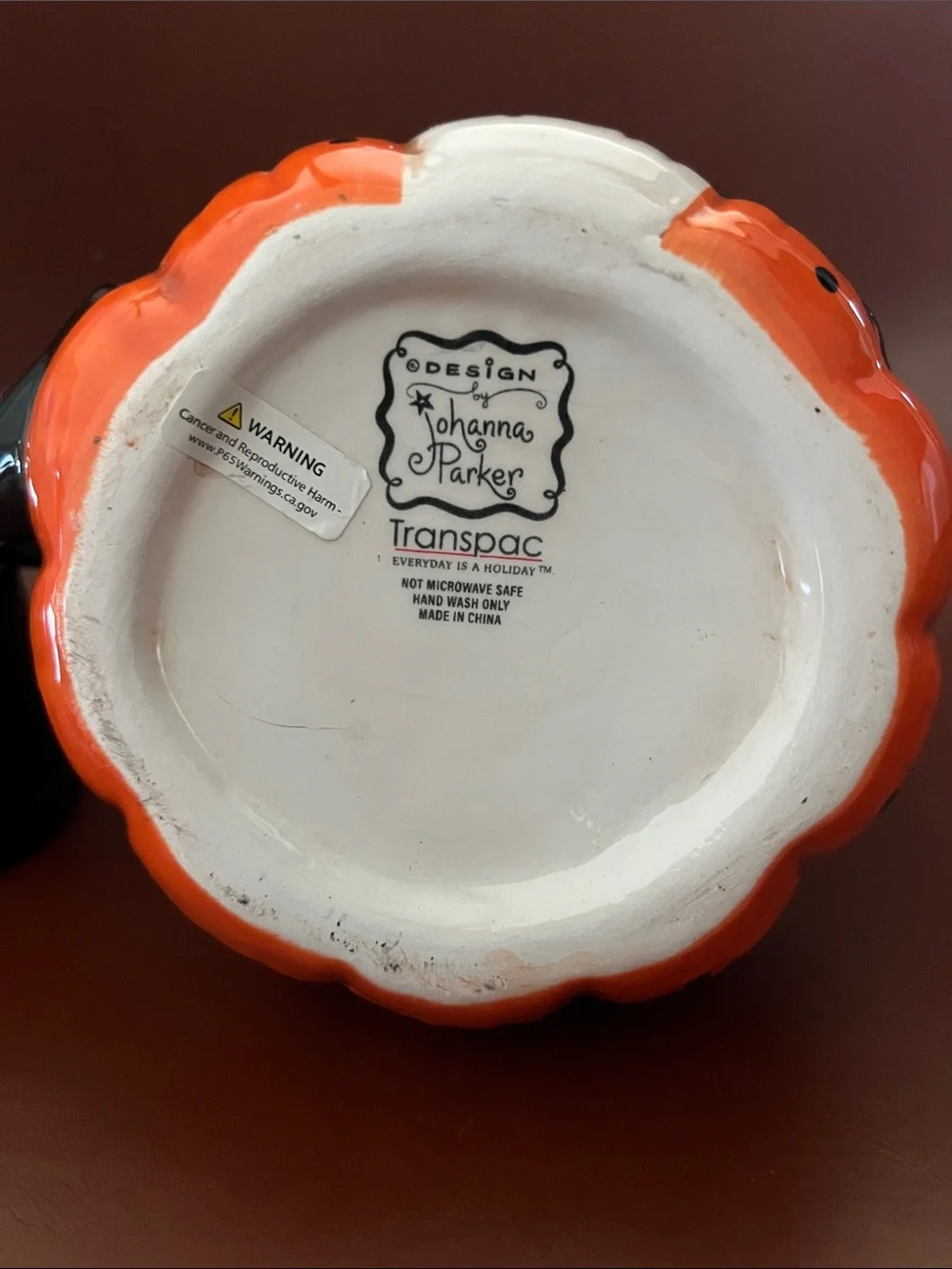 Johanna Parker Dapper Cat Halloween Ceramic Mug.
